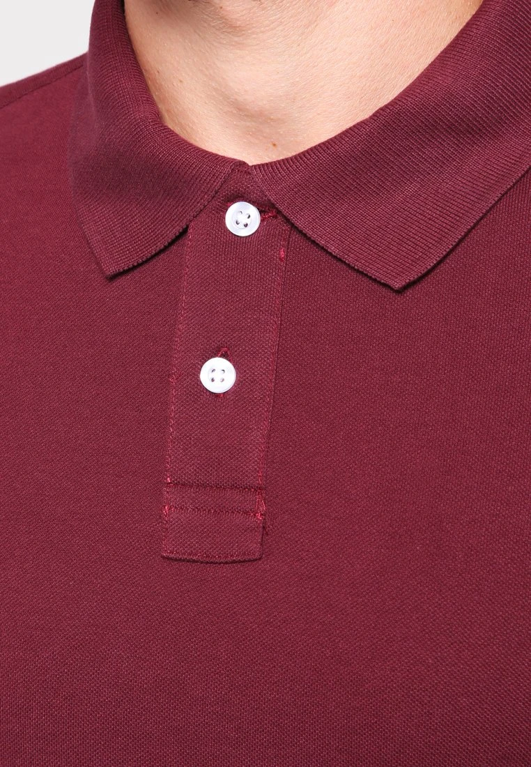 Pier One Basic - Polo - Bordeaux 4 Pier One Basic - Polo - Bordeaux - Imagen 4