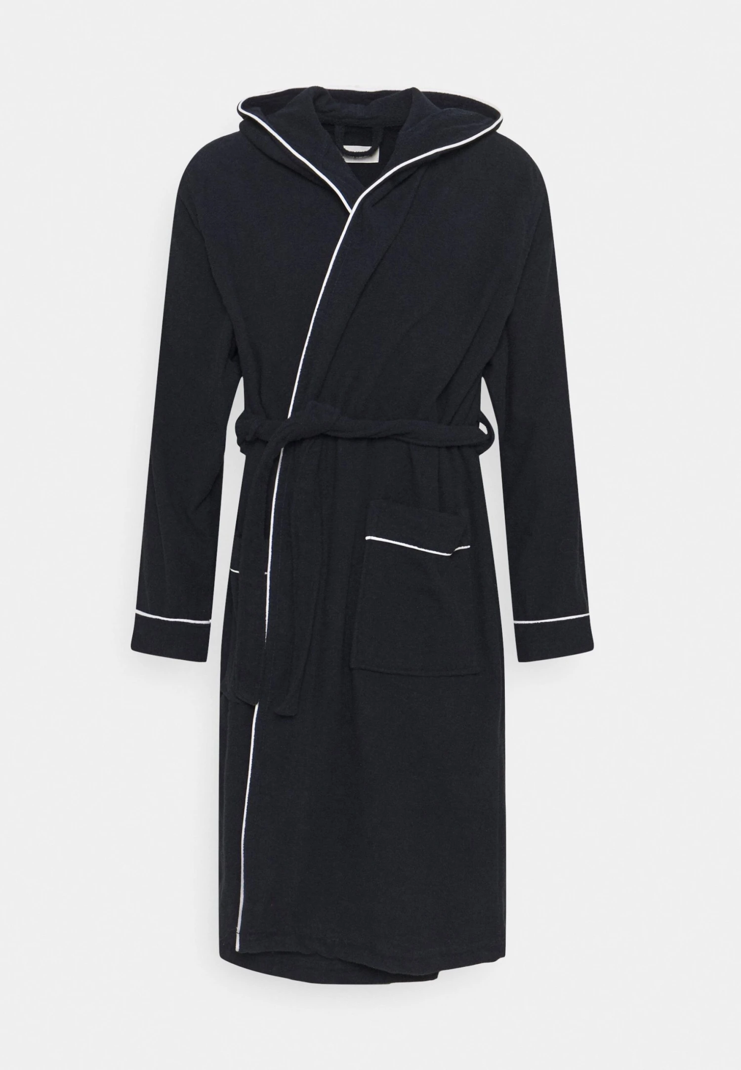 Pier One Albornoz - Dark Blue/White 1 Pier One Albornoz - Dark Blue/White