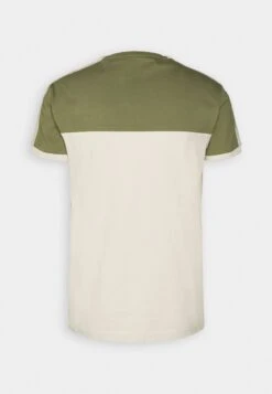 Pier One Camiseta Estampada - Khaki/Off-White -Pier One 10559b0cbe7740d59f0b28170b3f5eed