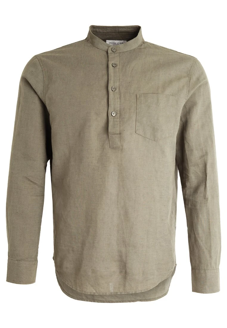 Pier One Camisa - Khaki 6 Pier One Camisa - Khaki - Imagen 6
