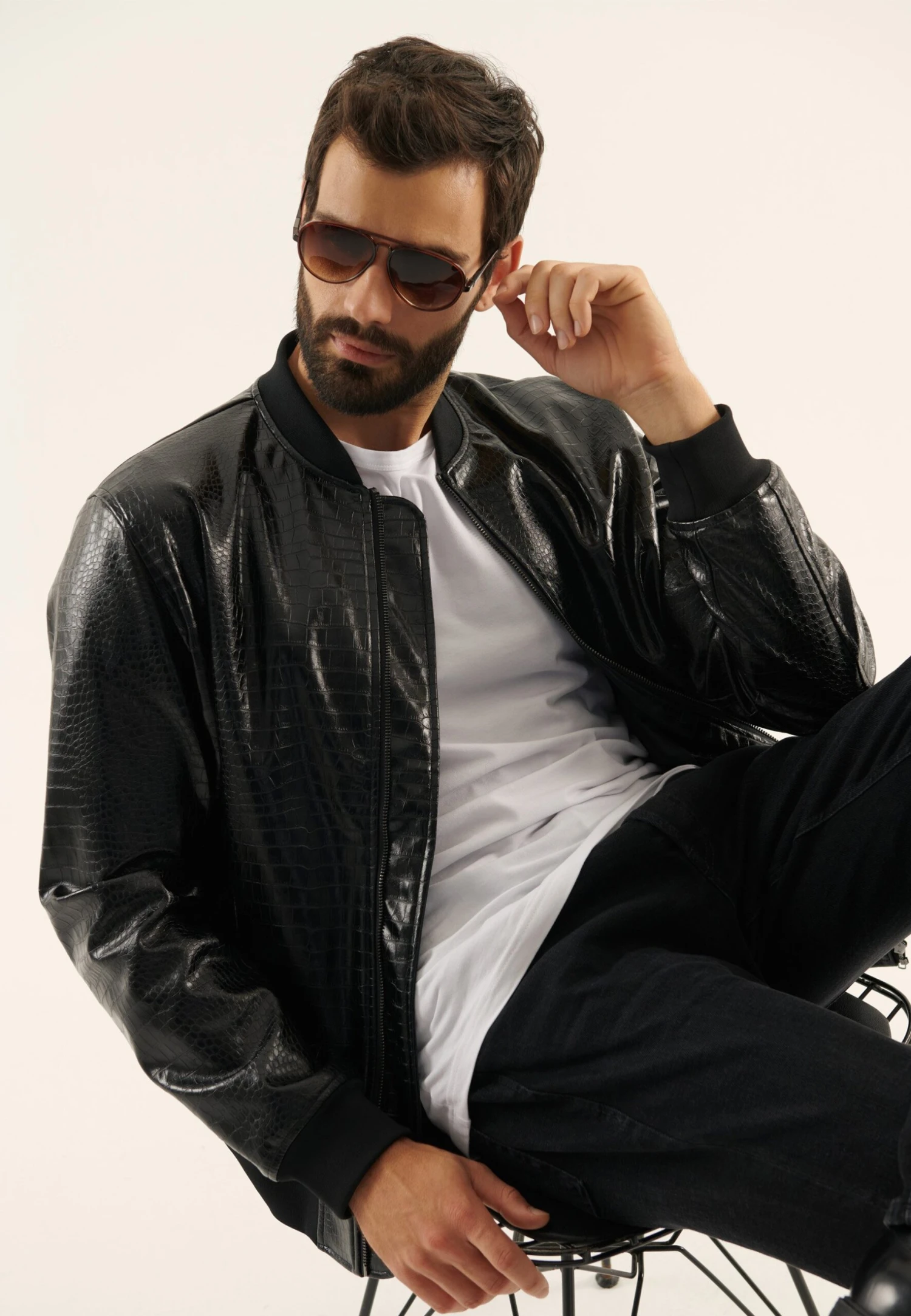 Pier One Chaquetas Bomber - Black 6 Pier One Chaquetas Bomber - Black - Imagen 6