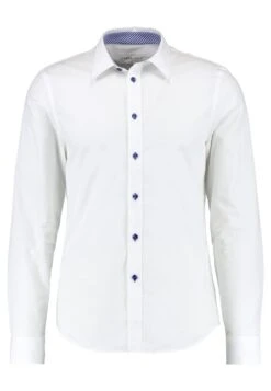 Pier One Camisa - White/Blue -Pier One 2b9d03cd92884ad19608d60ca1b3ea75