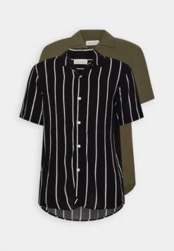 Pier One 2 Pack - Camisa - Olive/Black 10 Pier One 2 Pack - Camisa - Olive/Black -Pier One 3a22c13775a144a38afed23205f1adce