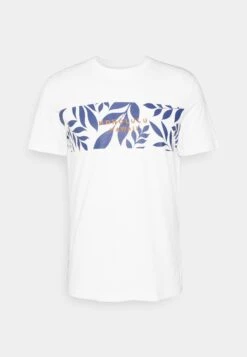 Pier One Leaf Chest Print Tee- Camiseta Estampada - White -Pier One 46ced1a8a8cf4ecd9aa5224aae33c7cf