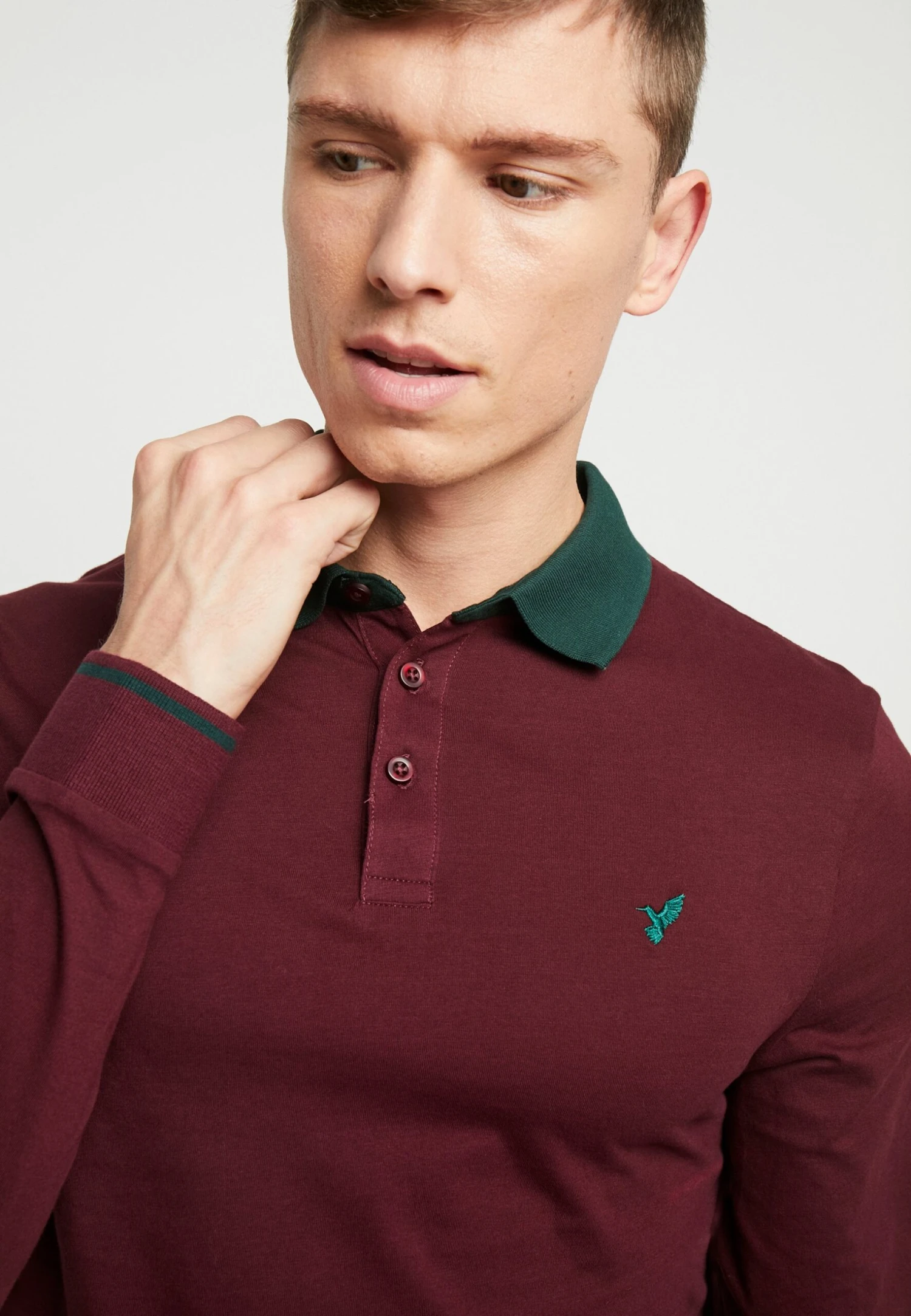 Pier One Muscle Fit - Polo - Bordeaux 5 Pier One Muscle Fit - Polo - Bordeaux - Imagen 5