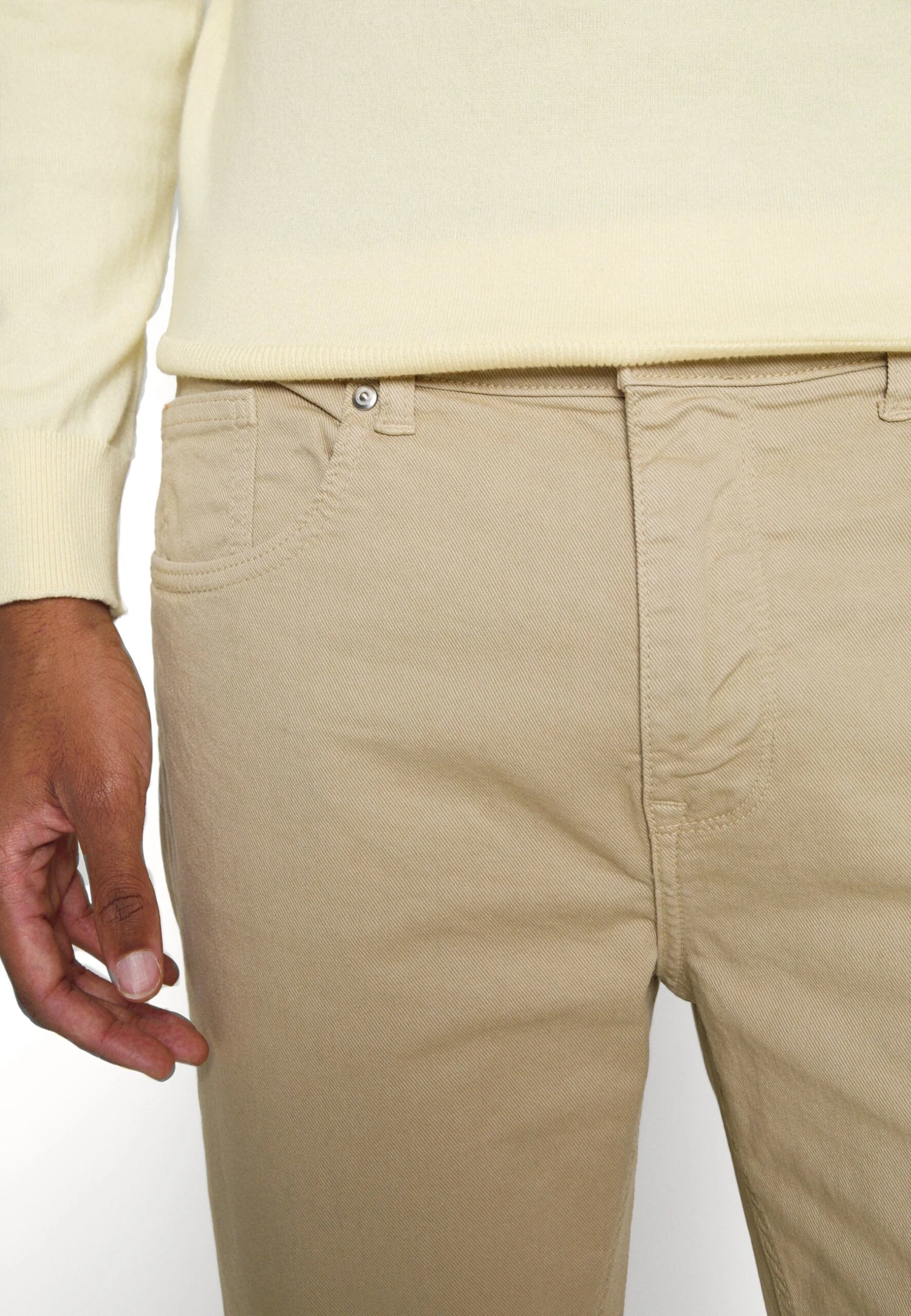 Pier One Vaqueros Slim Fit - Beige 5 Pier One Vaqueros Slim Fit - Beige - Imagen 5