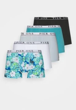 Pier One 5 Pack - Culotte - Black/White/Light Blue -Pier One 5c40fd792b6b4650bbc4a1a7dd93aa99