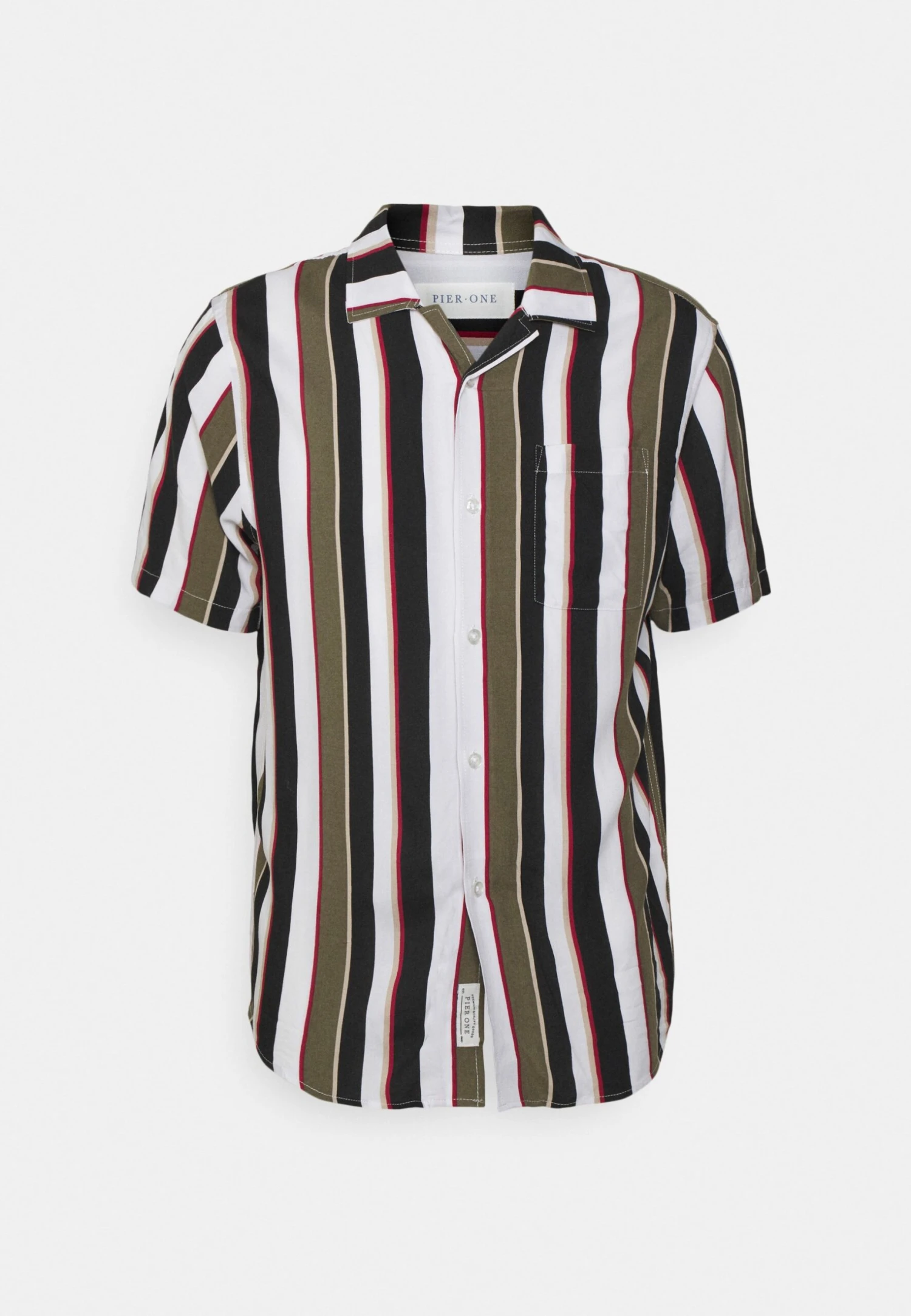 Pier One Camisa - Khaki/Dark Blue 1 Pier One Camisa - Khaki/Dark Blue