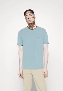 Pier One Camiseta Básica - Light Blue