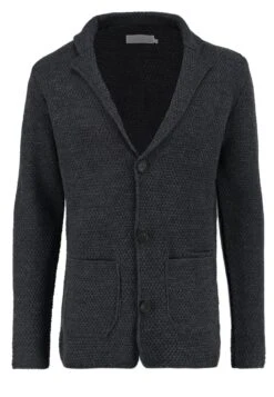Pier One Chaqueta De Punto - Mottled Dark Grey -Pier One 6ed42d0de2004800aef666fff4a1b55c