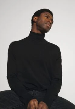 Pier One 2 Pack - Basic Turtleneck - Jersey De Punto - Black/Mottled Light Grey -Pier One 70bf9efa679346b9b89aa31bf5c100f0