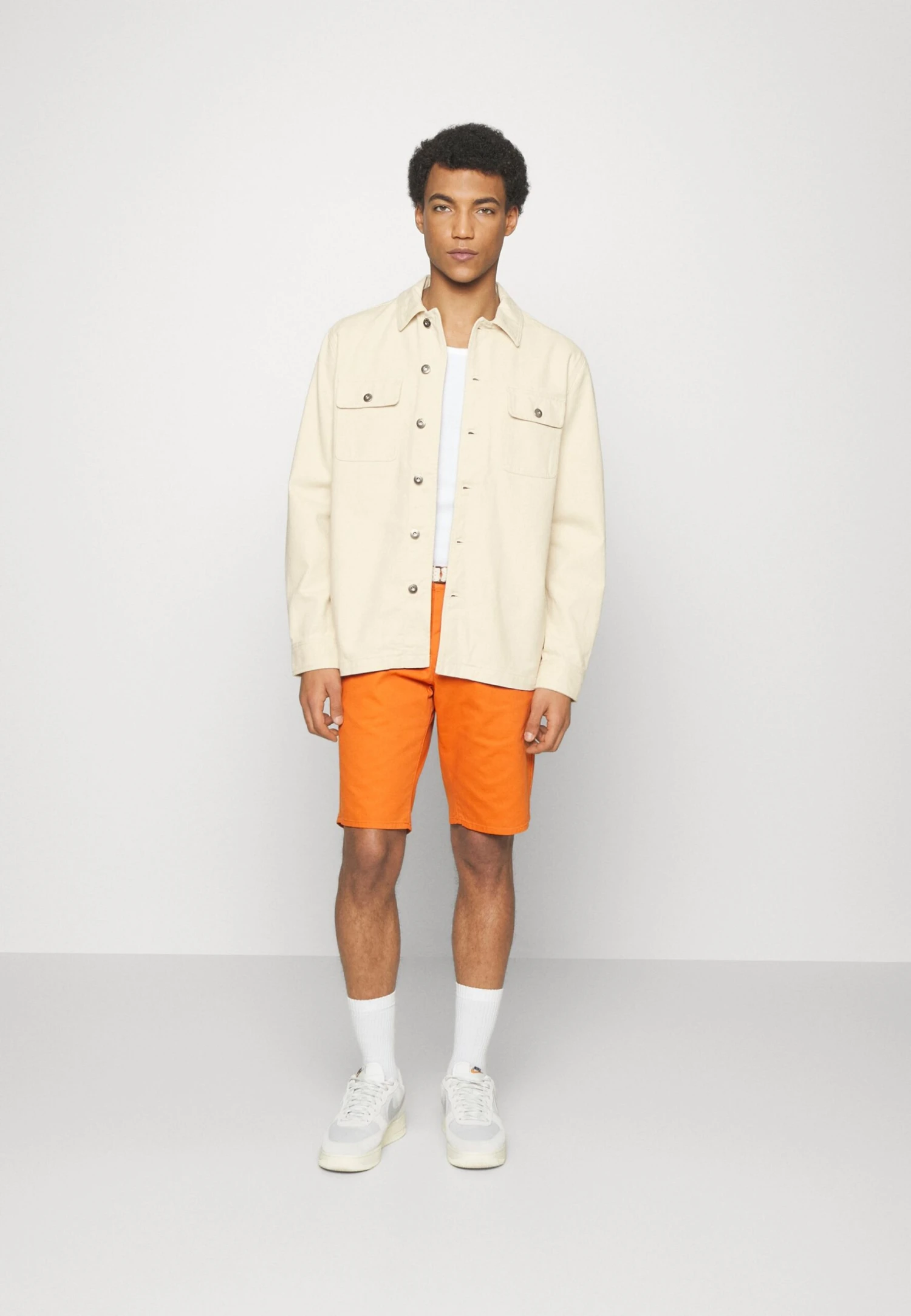 Pier One Undyed Twill- Chaqueta Vaquera - White 2 Pier One Undyed Twill- Chaqueta Vaquera - White - Imagen 2