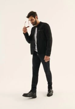 Pier One Chaqueta De Cuero Sintético - Black -Pier One a93e96cf744241da850eca182cb9270d