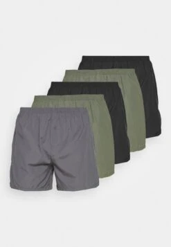 Pier One 5 Pack - Boxer - Black/Khaki/Dark Grey -Pier One aabf1b6cd2d84a338064454393e5f372