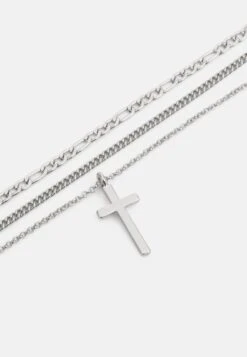 Pier One Unisex 3 Pack - Collar - Silver-Coloured -Pier One b1843abc9ff74b508910d3d2e2c55725