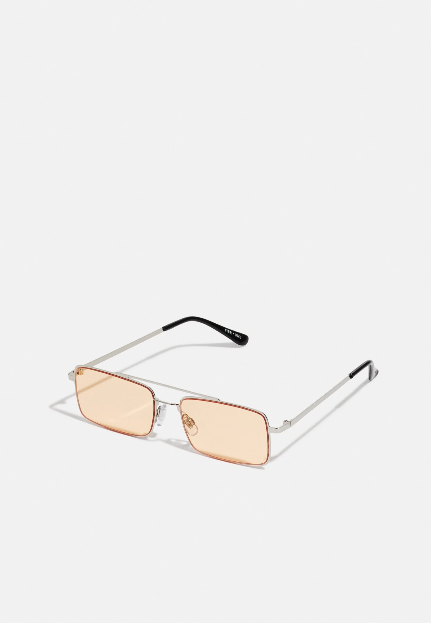 Pier One Unisex - Gafas De Sol - Silver-Coloured, Orange 1 Pier One Unisex - Gafas De Sol - Silver-Coloured, Orange