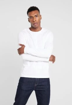 Pier One 2 Pack - Camiseta De Manga Larga - White -Pier One b74a28ee32764edb9a0082e4dc412571