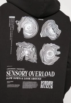 Pier One Wood Hoodie - Jersey Con Capucha - Black -Pier One b8e7397d7d5043f5ad3919a565b3c7b9