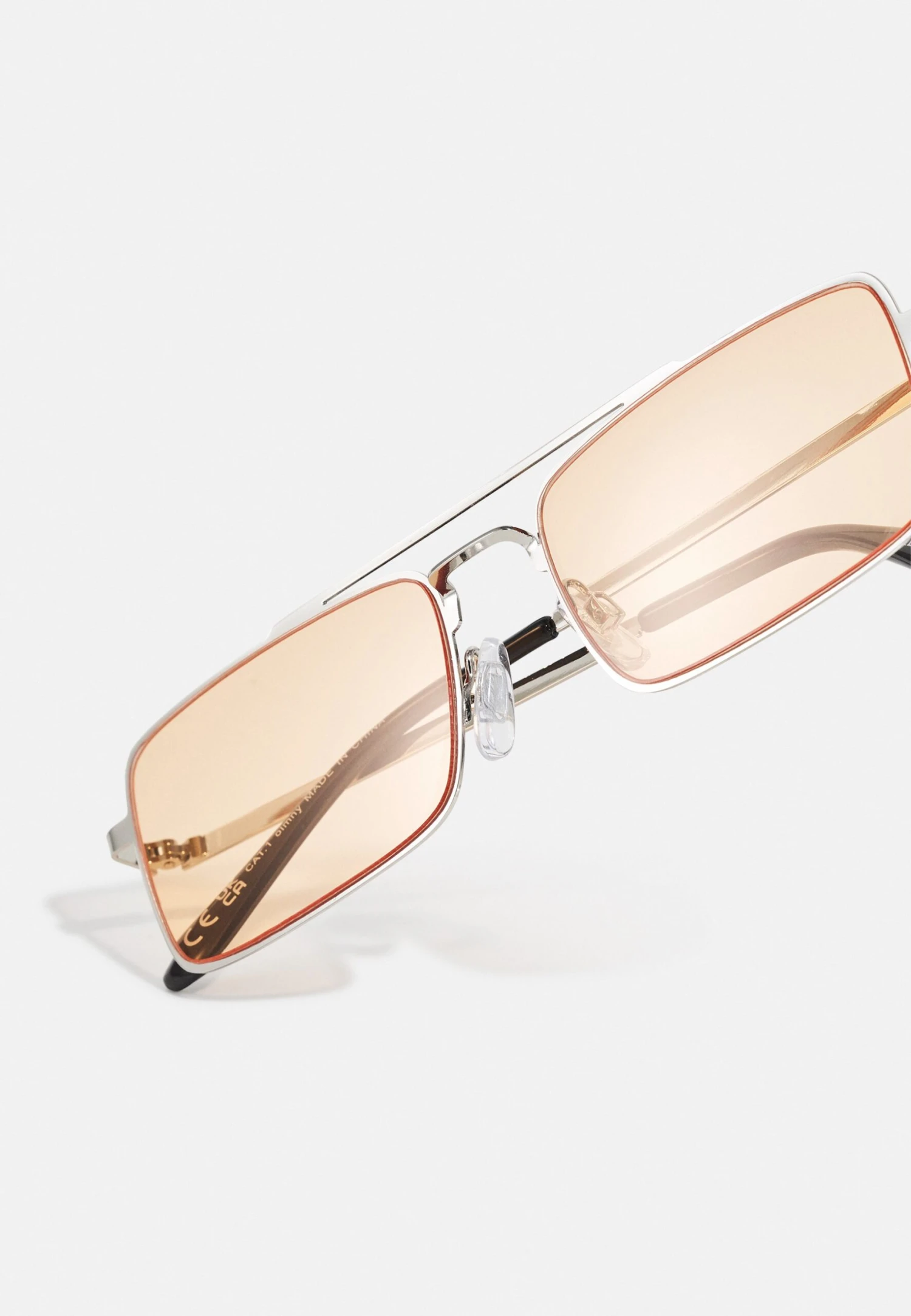 Pier One Unisex - Gafas De Sol - Silver-Coloured, Orange 4 Pier One Unisex - Gafas De Sol - Silver-Coloured, Orange - Imagen 4