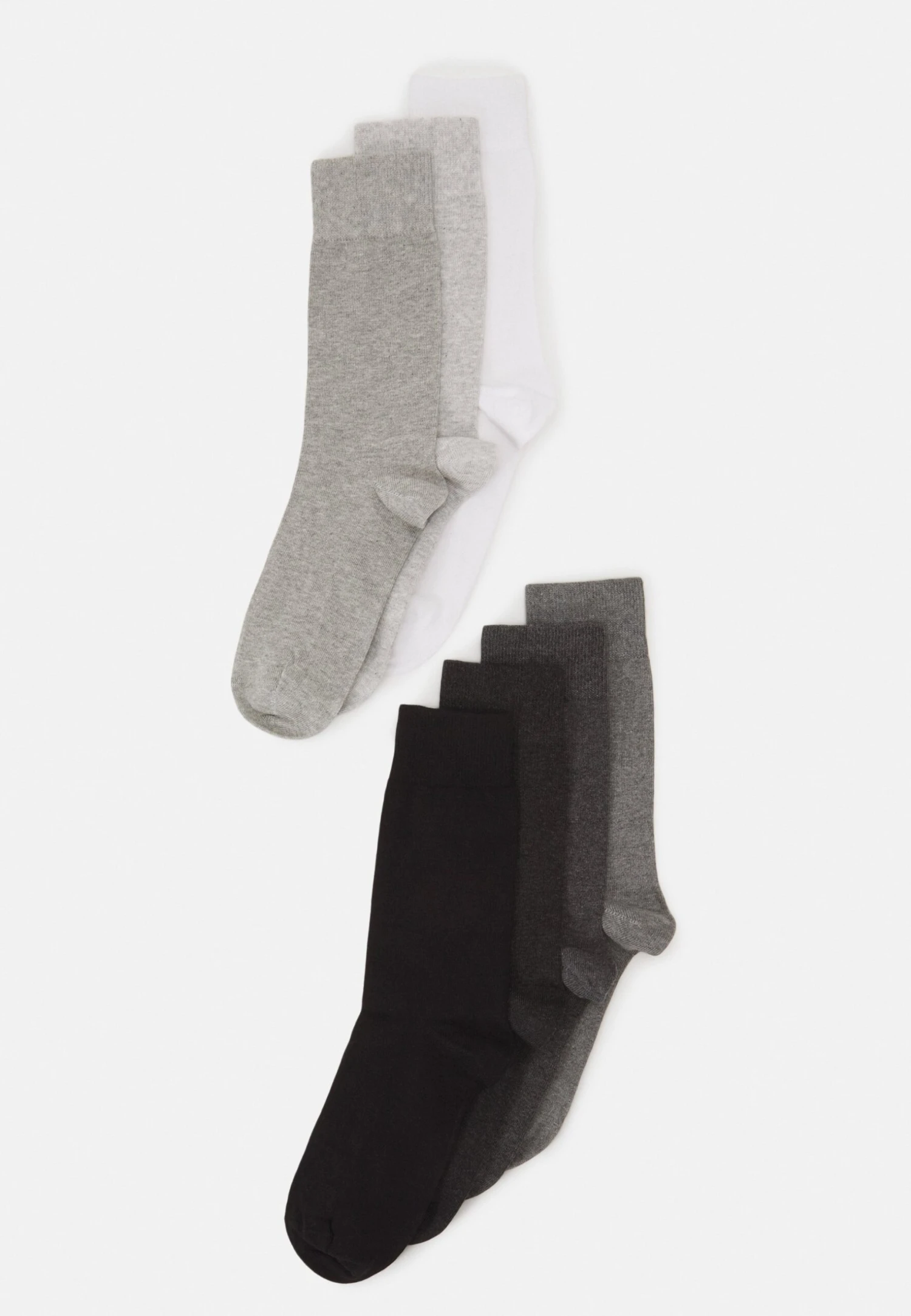 Pier One 7 Pack - Calcetines - Black/Grey 1 Pier One 7 Pack - Calcetines - Black/Grey