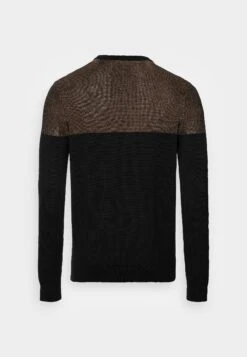 Pier One Jersey De Punto - Black/Brown 4 Pier One Jersey De Punto - Black/Brown -Pier One eb9234e8ed294d55a60da22b61a8b1db