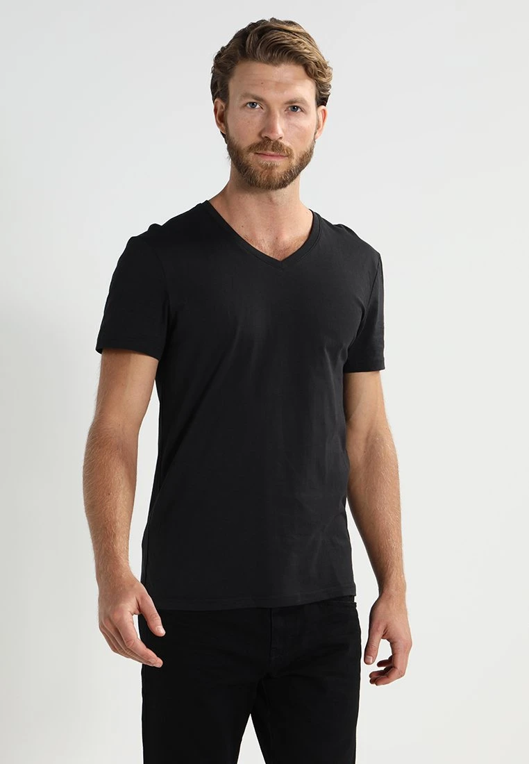 Pier One 2 Pack - Camiseta Básica - Black 3 Pier One 2 Pack - Camiseta Básica - Black - Imagen 3
