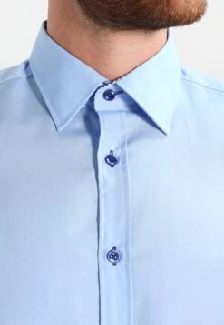Pier One Camisa - Light Blue/Blue -Pier One f6bc7c0daafb416bbcb3273cce34d4ef