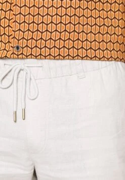 Pier One Linen Blend Drawcord Shorts- Shorts - Beige 13 Pier One Linen Blend Drawcord Shorts- Shorts - Beige -Pier One faf1e59edf384bd2bc1cf42708a1a79d
