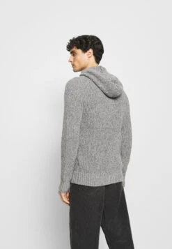 Pier One Chaqueta De Punto - Mottled Light Grey -Pier One fb747b9a2734476f8cf48e6a51f57bbb